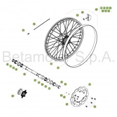 Beta RR430 17 Vorderrad