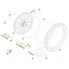 Beta RR430 Racing 16 Vorderrad