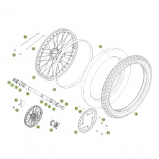 Beta RR450 Cross Country 12 Vorderrad