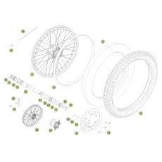 Beta RR450 Racing 13 Vorderrad