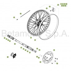 Beta RR480 4T 18 Vorderrad