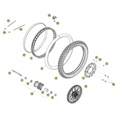 Beta RR50 Factory 13 Vorderrad 1