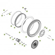 Beta RR50 Factory 14 Vorderrad 1