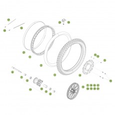 Beta RR50 Factory 15 Vorderrad