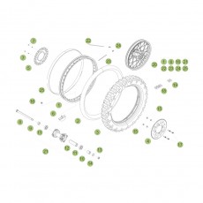 Beta RR50 Racing 16 Hinterrad