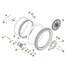 Beta RR50 Standard 14 Vorderrad 3