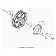 Beta RR50 Street 21 Vorderrad