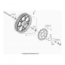 Beta RR50 Motard 24 Vorderrad