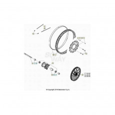 Beta RR50 Street Track 21 Vorderrad