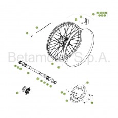 Beta Xtrainer 17 Vorderrad