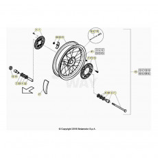 Beta Alp 200 20 Hinterrad