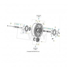 Beta Alp X 350 24 Hinterrad