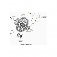 Beta EVO125 21 Hinterrad