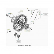 Beta  EVO125 Factory 20 Hinterrad