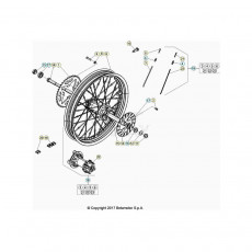 Beta  EVO125 Factory 21 Hinterrad