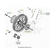 Beta EVO200 Factory 22 Hinterrad
