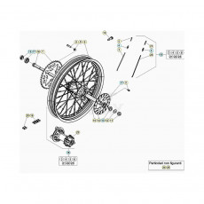 Beta EVO250 20 Hinterrad