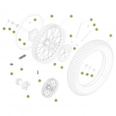 Beta EVO250 4T 09 Hinterrad