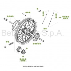 Beta EVO250 4T 18 Hinterrad