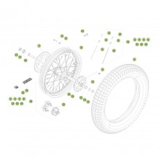 Beta EVO250 Factory 16 Hinterrad