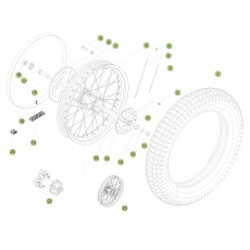 Beta EVO290 10 Hinterrad