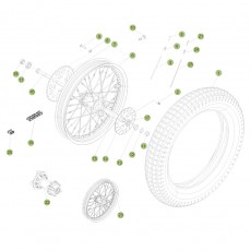 Beta EVO290 11 Hinterrad