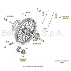 Beta EVO300 18 Hinterrad