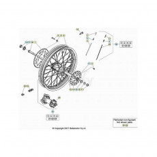 Beta EVO300 2T 23 Hinterrad