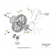 Beta EVO300 2T 24 Hinterrad