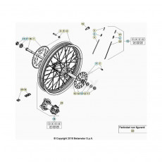 Beta EVO300 4T 20 Hinterrad