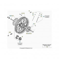 Beta EVO300 4T 23 Hinterrad