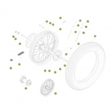 Beta EVO300 Factory 13 Hinterrad