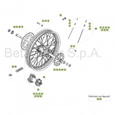 Beta EVO300 Factory 17 Hinterrad