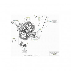 Beta EVO300 Factory 22 Hinterrad