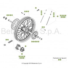 Beta EVO300 Factory 4T 17 Hinterrad