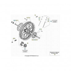 Beta EVO300 Factory 4T 20 Hinterrad
