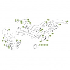 Beta EVO80 Junior 09 Verkleidung/Sitzbank/Tank