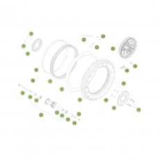 Beta RE125 13-14 Hinterrad