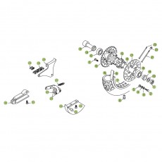 Beta REV3 125 07 Hinterrad