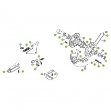 Beta REV3 250 04 Hinterrad