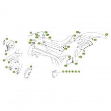 Beta REV80 08 Verkleidung/Sitzbank/Tank