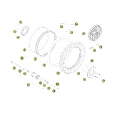 Beta RR125 14 Hinterrad