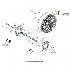 Beta RR125 27 Hinterrad