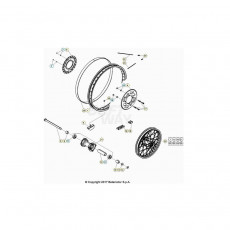 Beta RR125 LC 20 Hinterrad