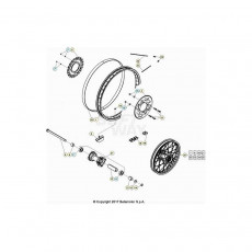 Beta RR125 LC R 24 Hinterrad