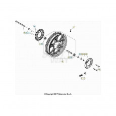 Beta RR125 LC 4T 20 Hinterrad