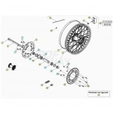 Beta RR200 20 Hinterrad