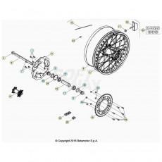 Beta RR200 23 Hinterrad