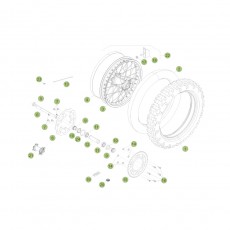 Beta RR250 2T Racing 15 Hinterrad