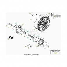 Beta RR250RC 24 Hinterrad